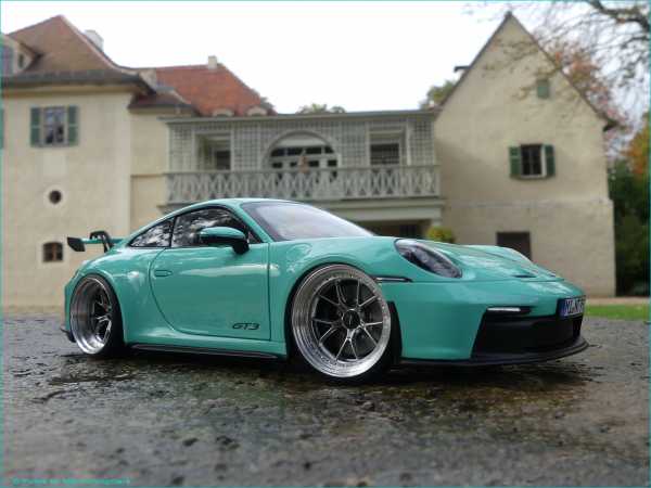 1:18 Porsche 911 GT3 MintGrün Edition 400 pcs / DIeCast Car + OVP